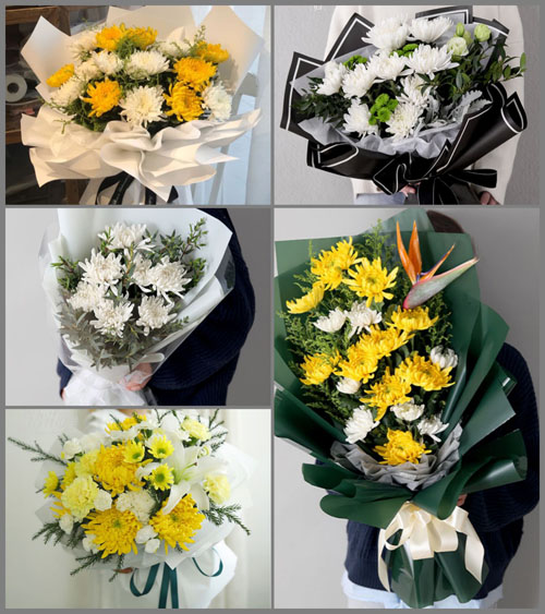 广东潮州市潮安区登塘镇白云村白事花束代送